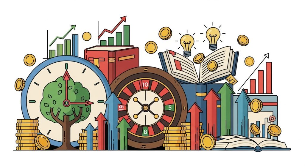 投資とギャンブルは「時計の進み方」が違う！はじめての人が知っておきたいお金と時間のやさしい関係