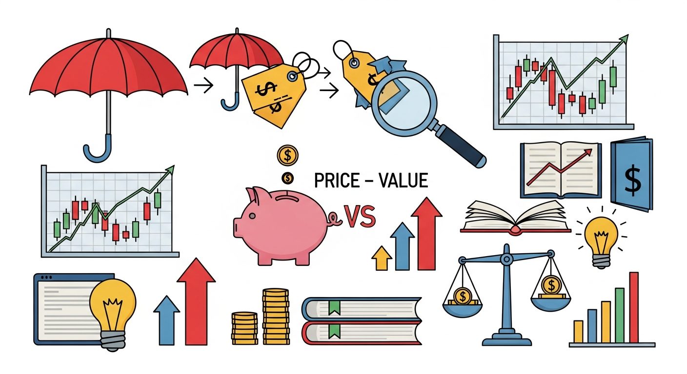 値札に騙されないで！投資初心者が知っておくべき「価格」と「価値」の決定的な違い💡
