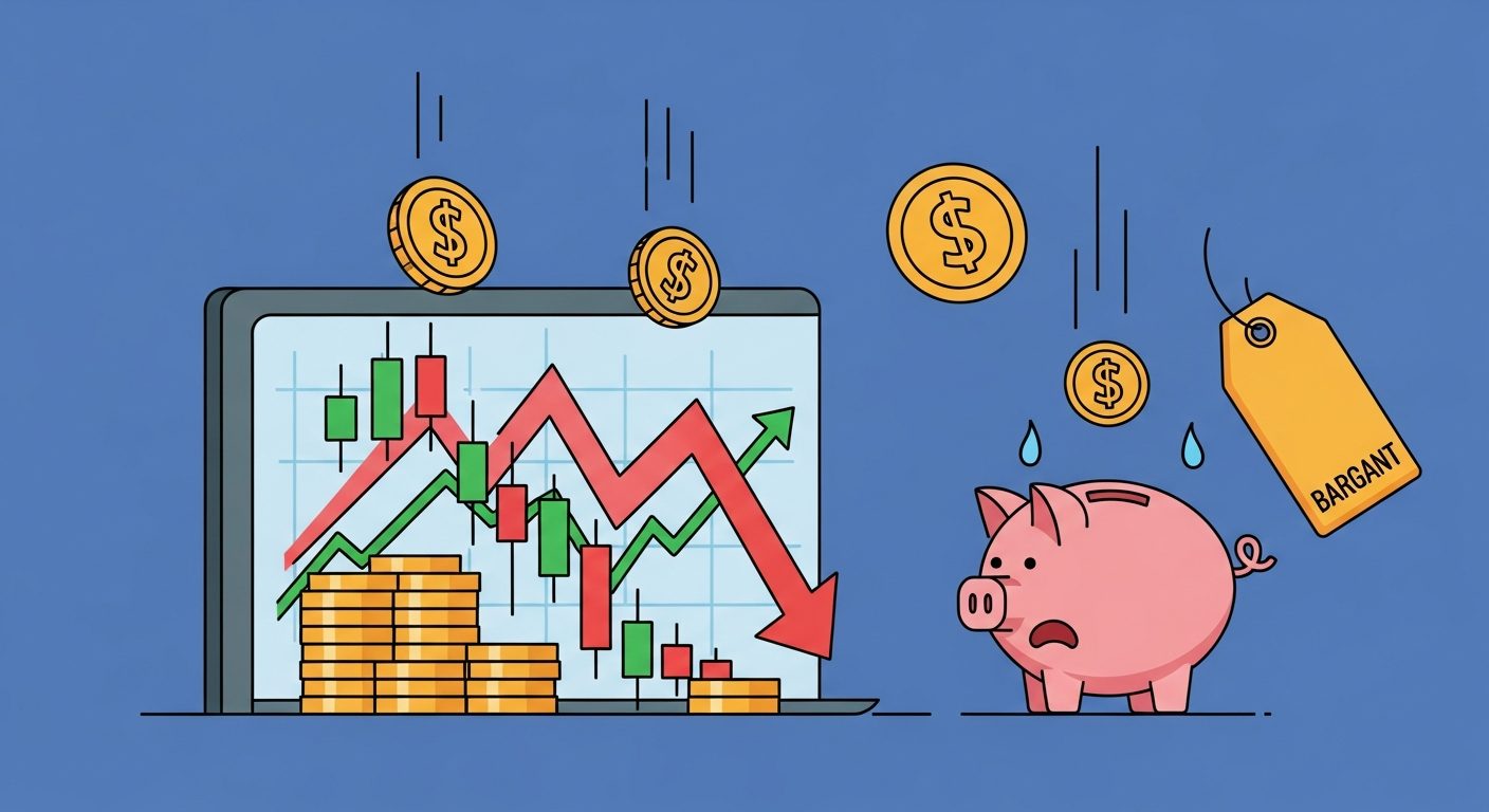 「暴落ニュースで焦ったあなたへ」株の値段は人間の感情で動いている！群衆心理の裏をかく初心者のお守りルール